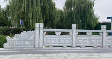 抚州 芝麻灰桥栏杆、河道栏杆安装效果