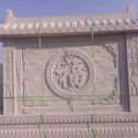 抚州 芝麻白花岗岩屏风，照壁，影壁
