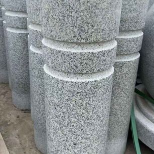 抚州 芝麻白花岗岩挡车柱、隔离柱多少钱