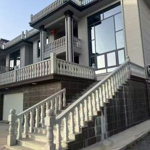 抚州 芝麻白别墅阳台栏杆，楼梯栏杆