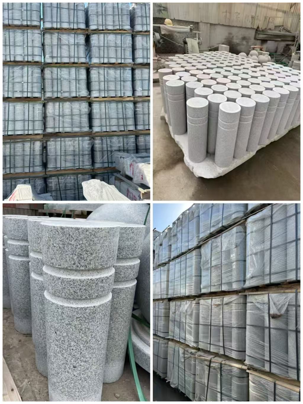 抚州 芝麻白花岗岩挡车柱、隔离柱多少钱