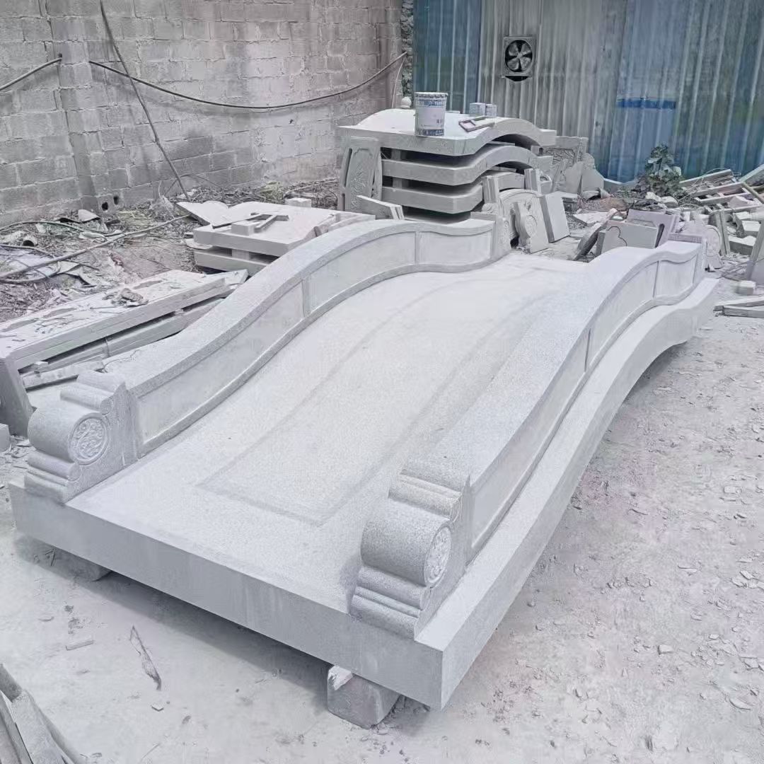 抚州 芝麻灰花岗岩园林景观 小石桥