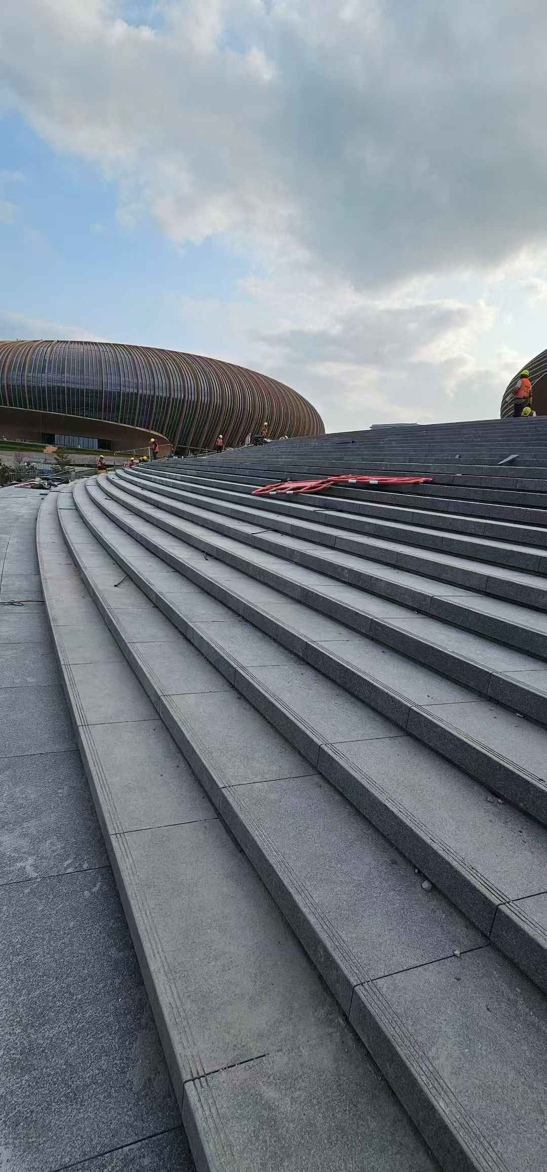 抚州 弧形整石台阶铺装效果图