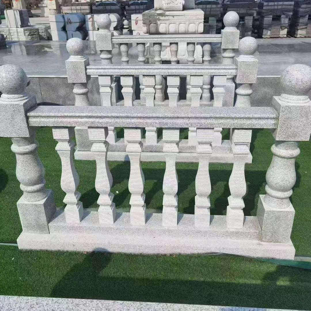 抚州 别墅石材栏杆特写