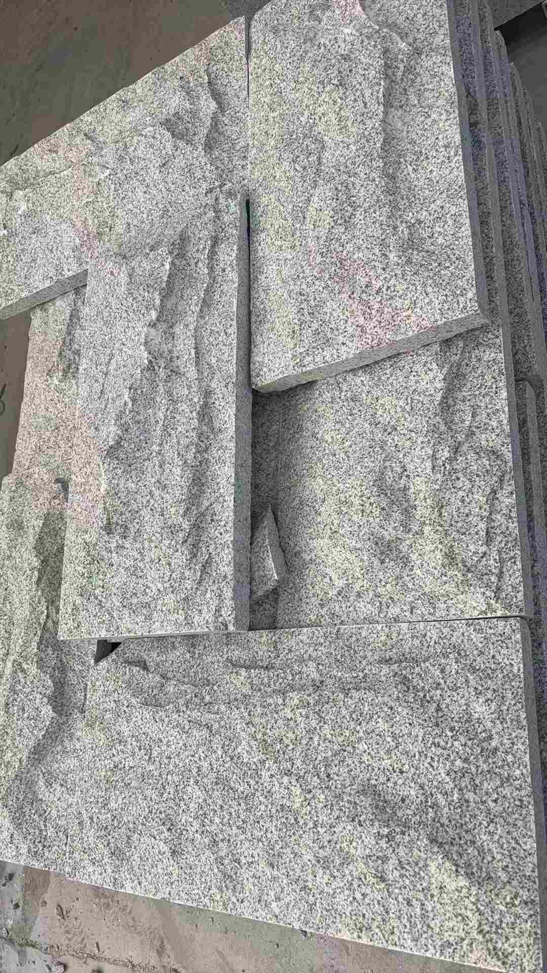 抚州 芝麻白自然面花岗岩成品板