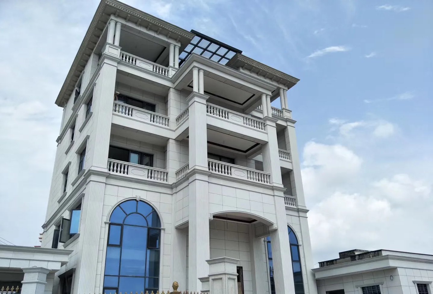 抚州芝麻白别墅干挂效果展示